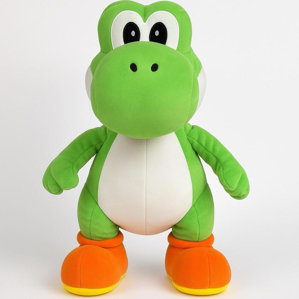 Franco Yoshi Super Mario Green Plush Stuffed Toy Pillow Buddy 2020 16”